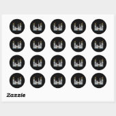 Ridderburcht Ronde Sticker (Vel)