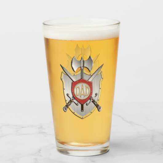 Ridderlijk Wapen van Vader Glas (Achterkant gevuld)