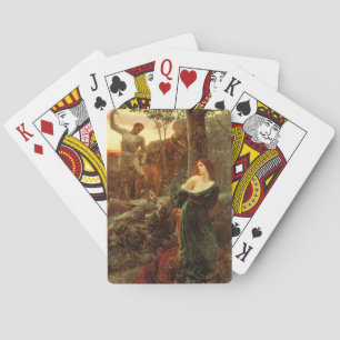 Ridderlijkheid (door Frank Dicksee) Pokerkaarten