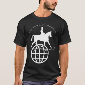 Ridderpaarden ontwikkelen stabiel denken t-shirt
