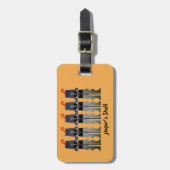 Ridders Bagagelabel (Voorkant verticaal)