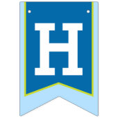 Ridders middeleeuws Gelukkige Verjaardag 5e buntin Vlaggetjes (Eerste vlag)