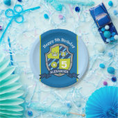 Ridders schild beer 5e verjaardag aangepaste bord (Feest)