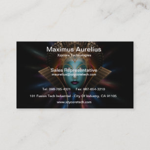 Riddian Queen Fractal Art Visitekaartje