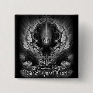 Riddian Queen Oracle GS Vierkante Button 5,1 Cm