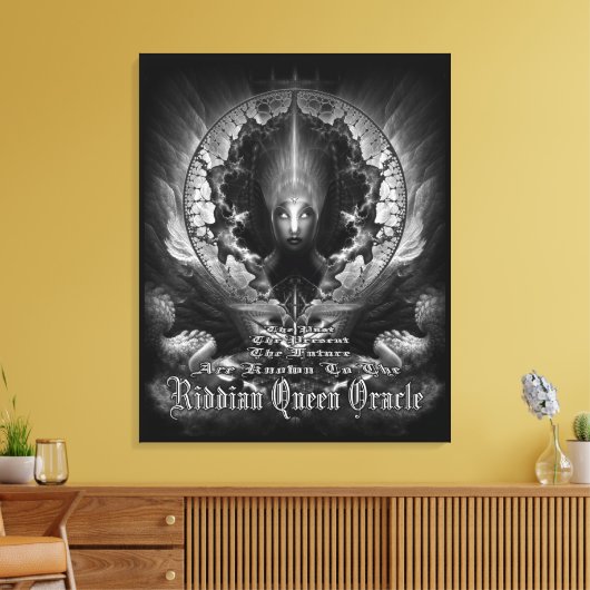 Riddian Queen Oracle GS Wrapped Canvas (Insitu (Woonkamer))