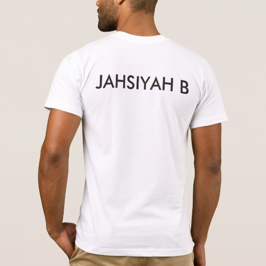 Riddim de Jahsiyah b enracine le T-shirt des (Dos)