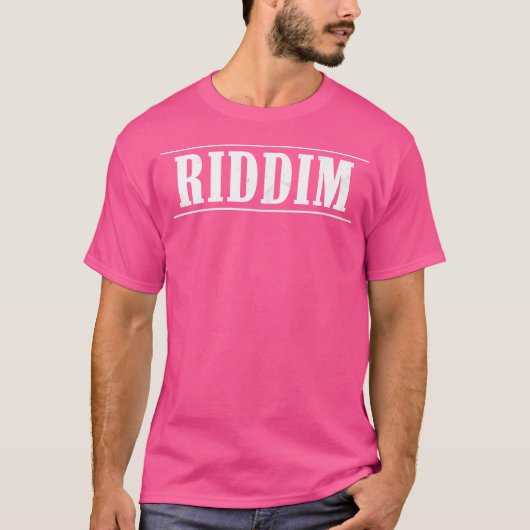 Riddim Retro - Riddim Edm Rave T-shirt (Voorkant)