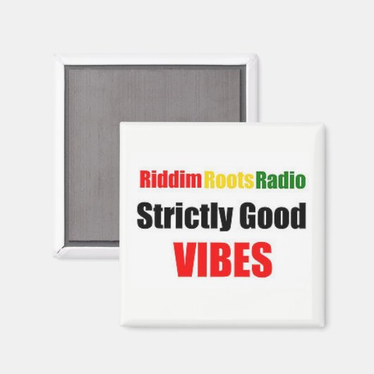 Riddim Roots Radio strictement Good Vibes Magnet (Recto/Verso)