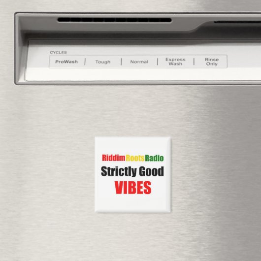 Riddim Roots Radio strictement Good Vibes Magnet (In Situ (Lave-vaisselle))