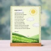 Riddle Art Acryl Bord (Neutraal)