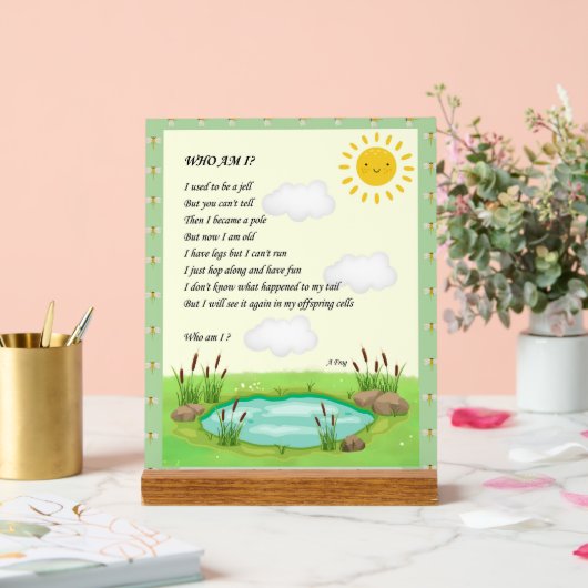 Riddle Art Acryl Bord (Huwelijk)