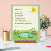 Riddle Art Intellectual_4me Acryl Bord (Huwelijk)