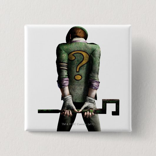 Riddler 2 vierkante button 5,1 cm (Voorkant)