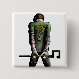 Riddler 2 vierkante button 5,1 cm