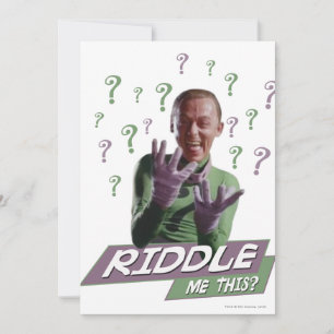 Riddler — Ridderig me dit