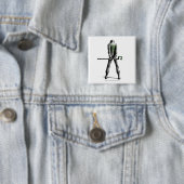 Riddler Vierkante Button 5,1 Cm (In situ)