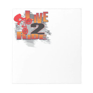 Ride 2 Live BMX Biker Notitieblok