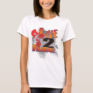 Ride 2 Live BMX Biker T-shirt