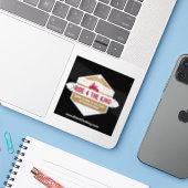 Ride 4 Le King Christian autocollant moto (Ordinateur portable avec iPhone)