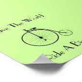 Ride A Bicycle  Square Poster (Hoek)