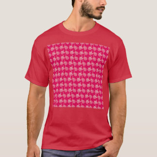 Ride a Bike Neck Gaiter Pink Bicycle Neck Gator T-shirt