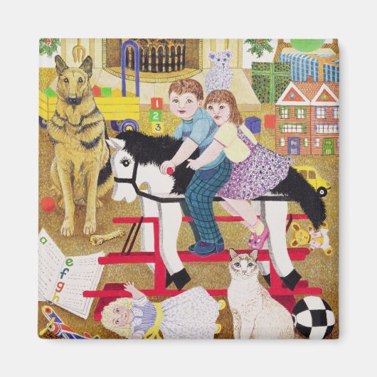 Ride-a-Cock-Horse Magneet (Voorkant)