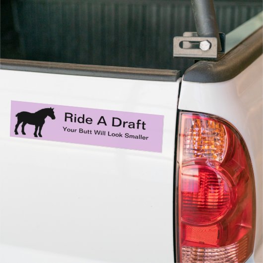 Ride A Draft Bumpersticker (Op Truck)