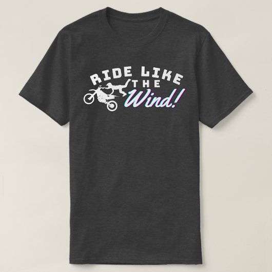 Ride als de wind t-shirt (Design voorkant)