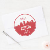 Ride Austin Ronde Sticker (Envelop)