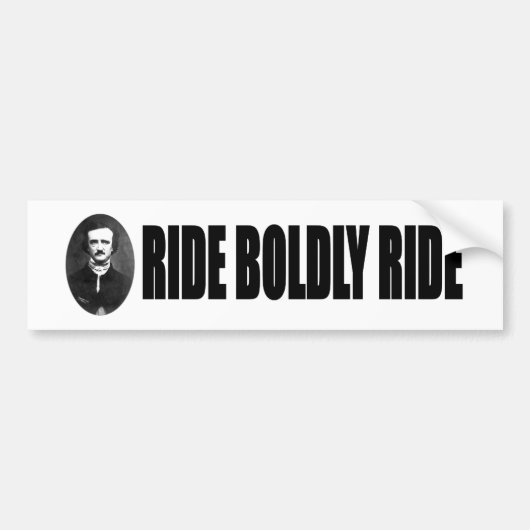 Ride Bolly Bumpersticker (Voorkant)
