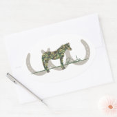 Ride Camo Ovale Sticker (Envelop)