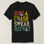 Ride Crash Sweat Répéter Funny Vélo (Design devant)