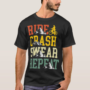 Ride Crash Sweat Répéter Funny Vélo