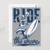 Ride de golf briefkaart (Voorkant / Achterkant)