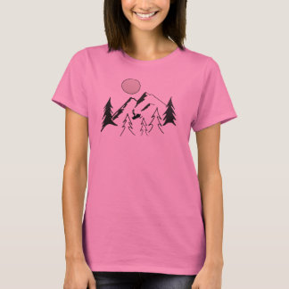 Ride de lijn van de Ridge T-shirt
