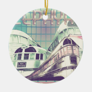 Ride de Zephyr Nostalgia 1949 Keramisch Ornament
