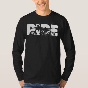 Ride Dirt Bike Motorcross Kleding Motorcross Dirt  T-shirt