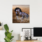 Ride een Gepilde Pony Poster (Thuiskantoor)