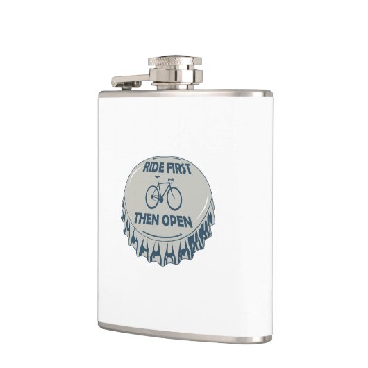 Ride eerst dan open heupfles (Links)