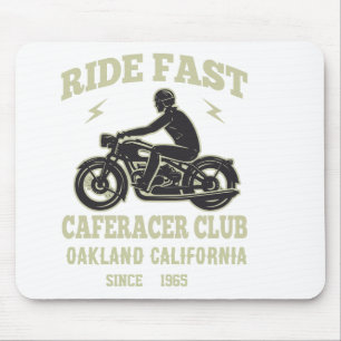 Ride Fast Cafe Racer Club Aangepast Muismat