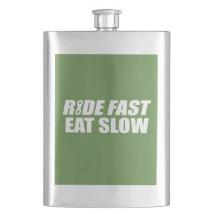 Ride Fast Eat Slow Heupfles