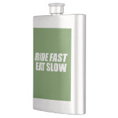 Ride Fast Eat Slow Heupfles (Links)
