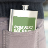 Ride Fast Eat Slow Heupfles (Voorbeeld)