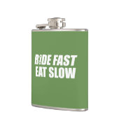 Ride Fast Eat Slow Heupfles (Links)