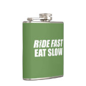 Ride Fast Eat Slow Heupfles (Rechts)