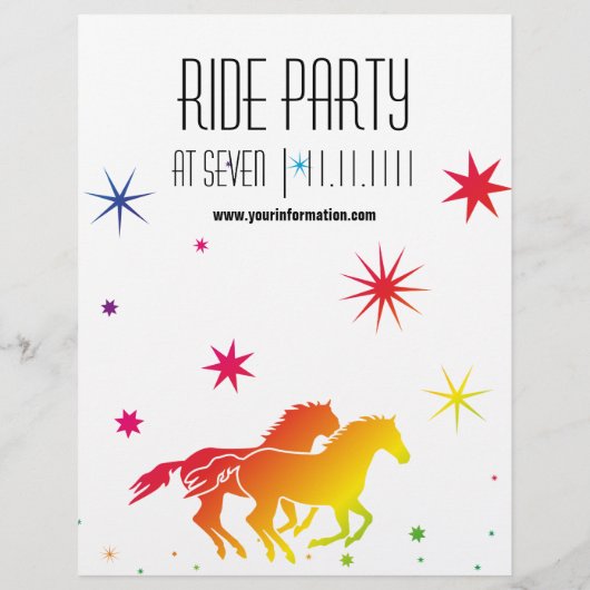 Ride Feest Flyer (Achterkant)