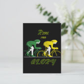 Ride For Glory  Briefkaart (Staand voorkant)