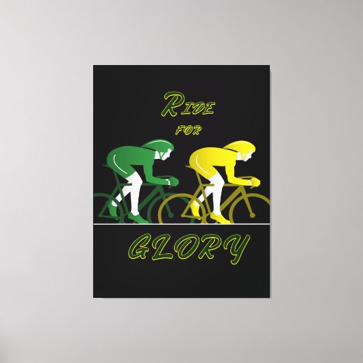 Ride For Glory Canvas Art Afdruk (Voorkant)