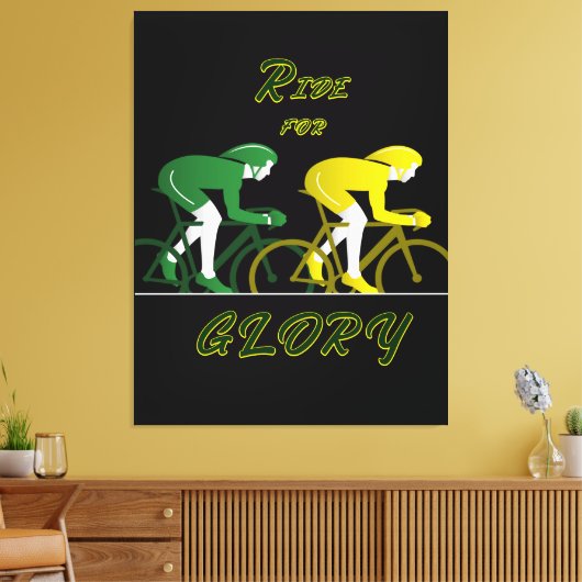 Ride For Glory Canvas Art Afdruk (Insitu (Woonkamer))